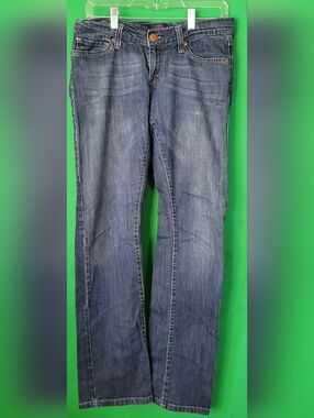 Levi's Women Bootcut Straight Leg Jeans 7 Medium Stretchy Tilted 504 Y2k Vintage